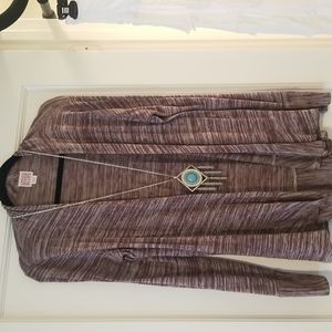Canyon river blues cardigan medium